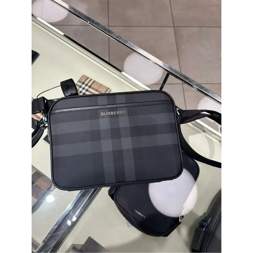 Burberry Black Check Crossbody Bag